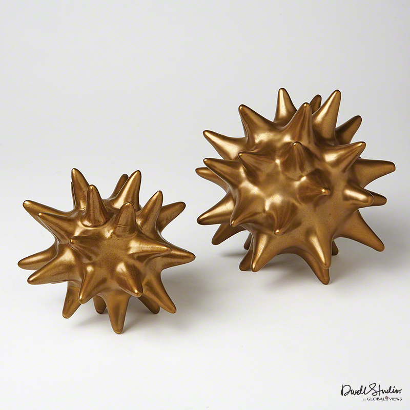 Global Views: Urchin Antique Gold- Large